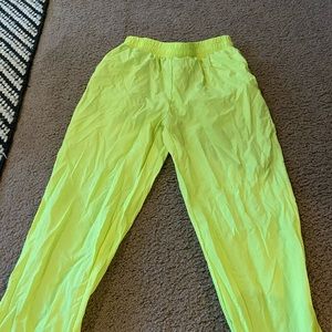 Neon fashion nova exercise pants joggers